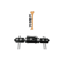 CareFix unilaternal Straight Clamp external Fixator